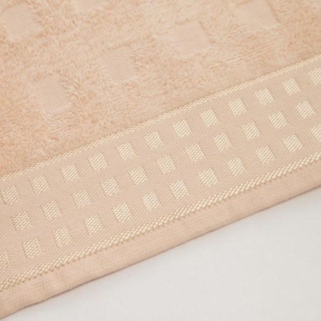 Terry towel Lovelife Square, 50x90 cm, beige color-1