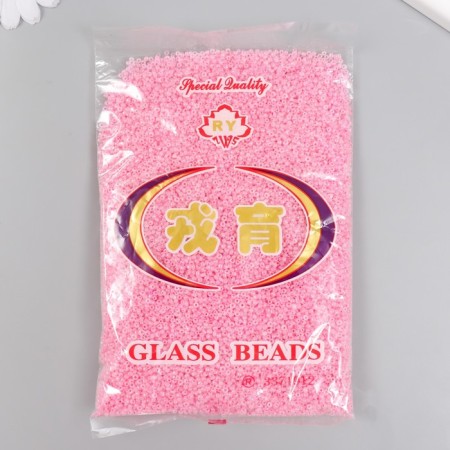 Glass glass 12/0 "cold pink" translucent mother -of -pearl 450 gr-2
