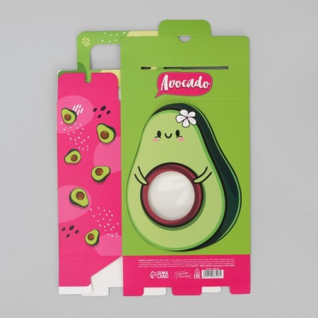 Gift folding box, packaging, "avocado", 18 x 15 x 7.5 cm-5