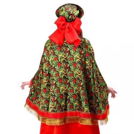 Carnival costume "Folk festivities Ryabin Bunnies" Nabbage, Kokoshnik, Skirt, rr52-58-10
