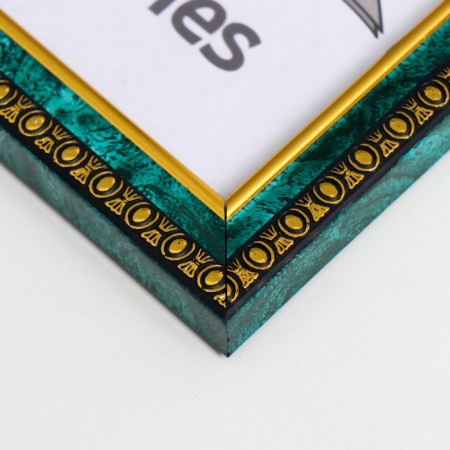 Photo frame plastic 15x21 cm malachite (985)-2