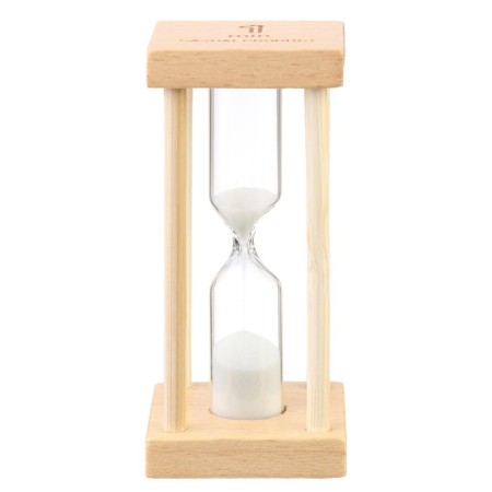 Sanding clock "Afrin", 1 minute, 8.5 x 4 cm, white sand-1