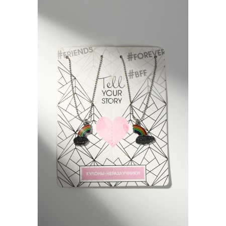 Kulons "Demetrons" Rainbow, colored in silver, 45 cm-4