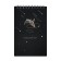 A5 sketchbook, 30 black sheets on the crest, “whale”, solid substrate, density 110 gr., Mix