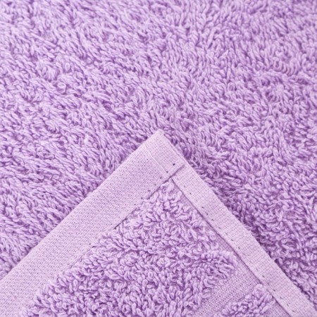 Terry towel with a Greek border 50x90 cm, regal orchid, cotton 100%, 430g/m2-3