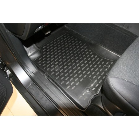 Rugs in the Ssang Yong Actyon Sports salon, 2012-2016 4 pcs. (polyurethane)-4