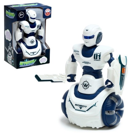 Shuntik robot, Russian voicing, light effects, works from batteries
