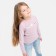Children's T -shirt with DL. hands. KAFTAN "Dream" R.34 (122-128), purple
