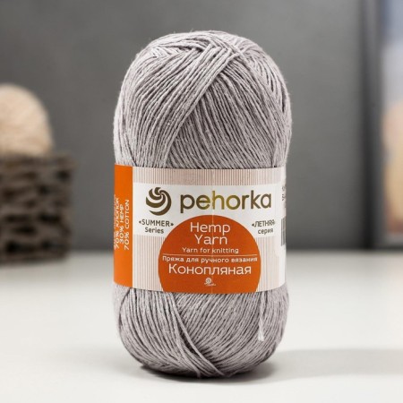 Rumber "hemp" 70% cotton, 30% hemp 280m/50g (59 mouse)
