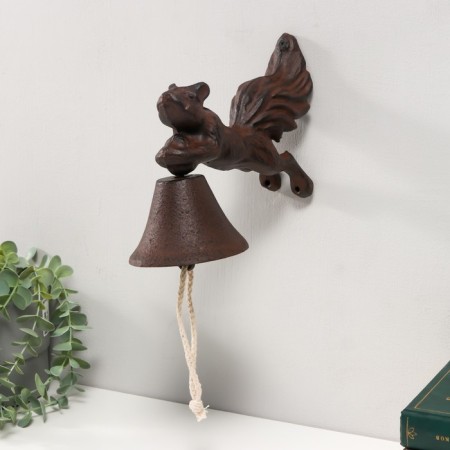 Bell Survenger Cast iron "Squirrel" 15x10x24.5 cm-1