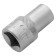 Thile head Stels 13653, chrome, 12-sided, CRV, under square 1/2 ", 11 mm