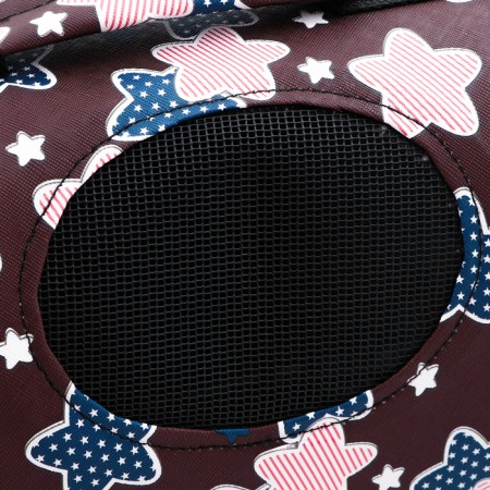 Animal bar bag "Star", size S, 37.5 x 17 x 22 cm, burgundy-5