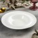 Deep porcelain plate Undina, 300 ml, d = 22.5 cm, white color