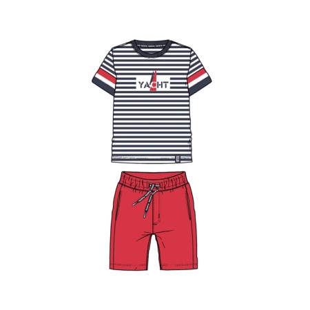 Set for a boy PlayTode: T -shirt and shorts, height 158 ​​cm-5