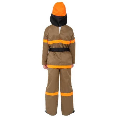 Fireman carnival costume: jacket, trousers, belt, helmet, p. 30–32, height 116–122 cm-3
