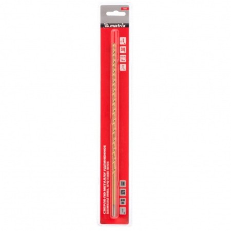Spiral drill Matrix, 6x300 mm, HSS, nitridetan coating-2