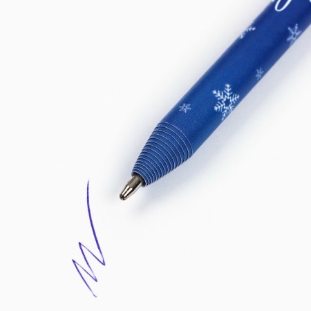 Blue paste ball, eco "New Year: Miracles" 1.0 mm-1