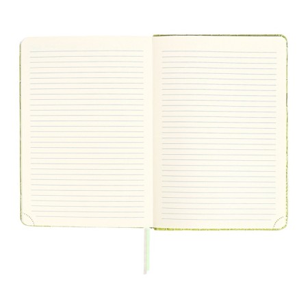 Dated diary of 2025, A5, 168 sheets, DEVENTE. Barbara, a solid cover of leatherette with foam, perforation, liesse, block 70, green-15
