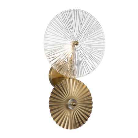 Bra Indigo, 12021/b/1W Brass. 1x60W, e14, 280x150x450 mm, transparent color