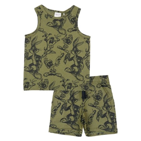 Pajama for the boy PlayTode: T -shirt and shorts, height 110 cm-3
