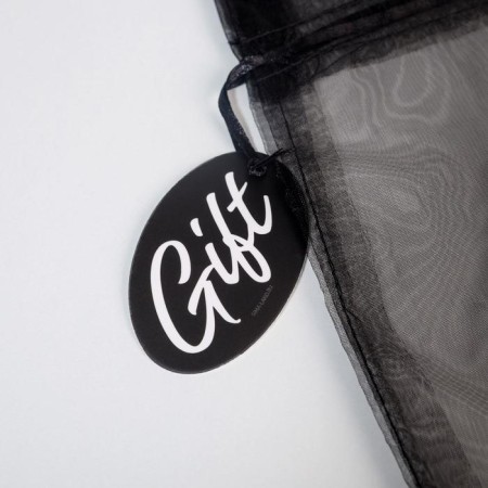 Bager Organza Black Black “Gift”, with a nameplate, 19 x 28 cm +/- 1.5 cm-2