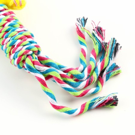 The toy is soft for dogs "Tigerok" yellow, 28 cm-3