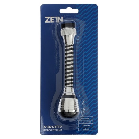 Zein Z3602 aerator, rotary, on a hinge, flexible, 2 modes, chrome/black-8