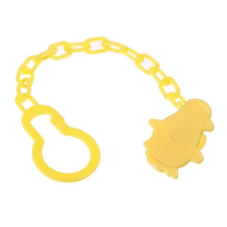 Holder for the nipple - dummy, on the chain, color mix-9