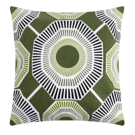 Decorative pillowcase 40x40 cm, circle Green, 100% cotton