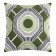 Decorative pillowcase 40x40 cm, circle Green, 100% cotton
