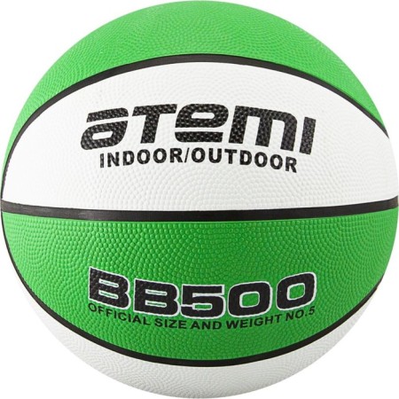 Basketball ball atemi BB500, size 5, rubber, 8 panels, circle 68-71 cm, glued