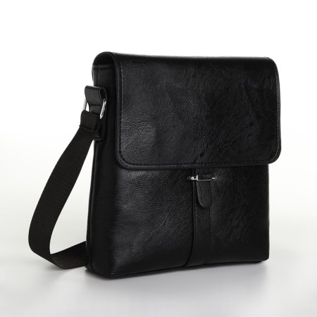Male bag, black color