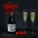 New Year's decoration for the bottle "Happiness", for the New Year