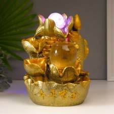 The desktop fountain from the network, the backlight 