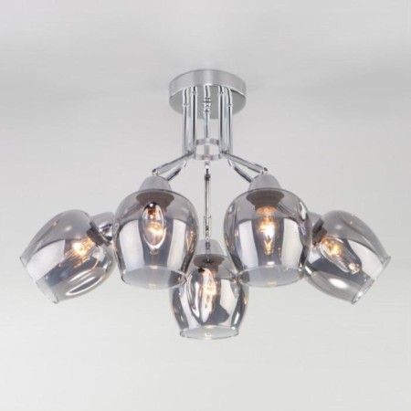 MARCI chandelier, 5x40W E27, chromium color