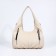 Love bag with a zipper, 3 outer pockets, beige color