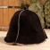 Bath cap from the "premium" sheepskino straight seam, brown