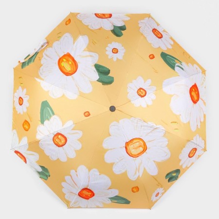 Automatic "Flowers" umbrella, eponge, 4 addition, 8 knitting needles, r = 49 cm, color mix-8