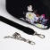 Women's textile bag "Flowers", 19x14x6 cm, black
