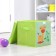 Stellyer box for storage with a giraffe lid, 25 × 25 × 25 cm, green color