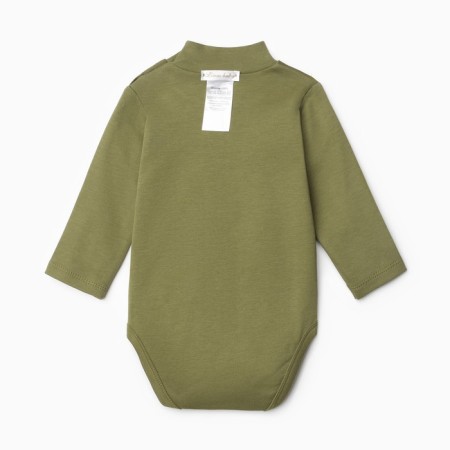 Body baby, with a long sleeve, khaki color, height 68 cm-4