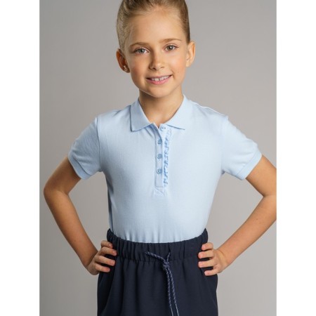 Футболка-поло для девочки, рост 158 см-3