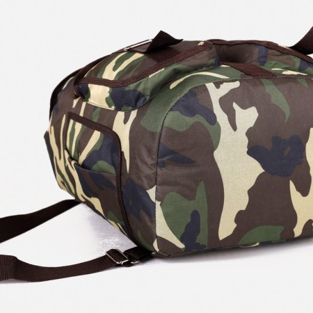 Tourist backpack, 55 l, cord department, 4 outer pockets, ZFTS, Khaki color-3