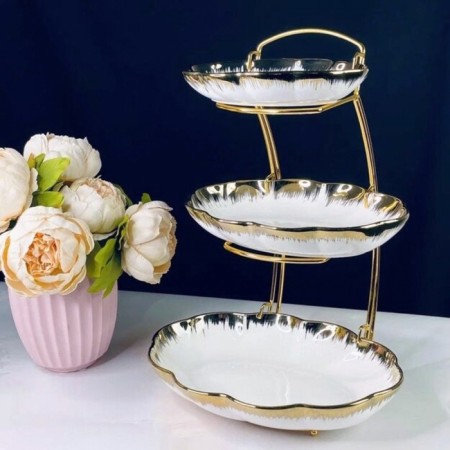 Set of dishes lenardi, porcelain, 3 pcs