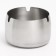 Stainless steel ashtray "Labor instills love...", 8 x 5 cm, silver