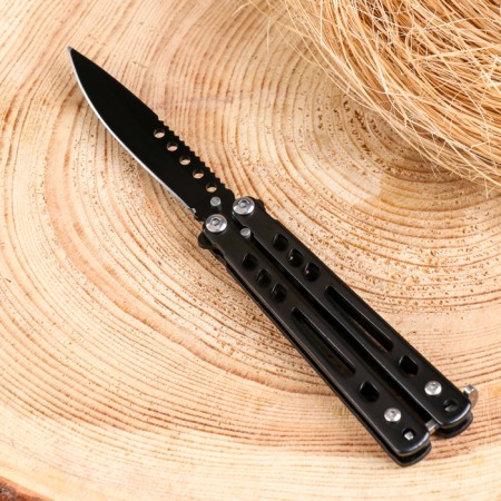 Bowing knife "Wing" 16.5cm, blade 73mm/1.5mm, black