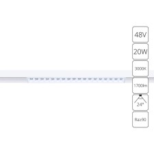 Магнитный трековый светильник Arte Lamp Linea A4645PL-1WH, LED, 20 Вт, 2.2х33.1х4.4 см, 1700 Лм, белый