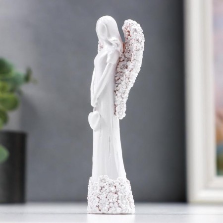 Polystone souvenir "Snowty Faceless Angel with Heart" MIX 10.5x2.5x4.6 cm-2