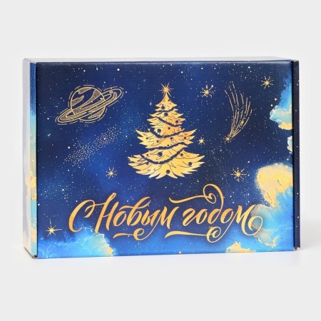 Folding box "Cosmic New Year", 30.7 × 22 × 9.5 cm-1