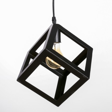 Lamp Bayerlux suspension "Square" 1x40W E27 16x16x116 cm-3